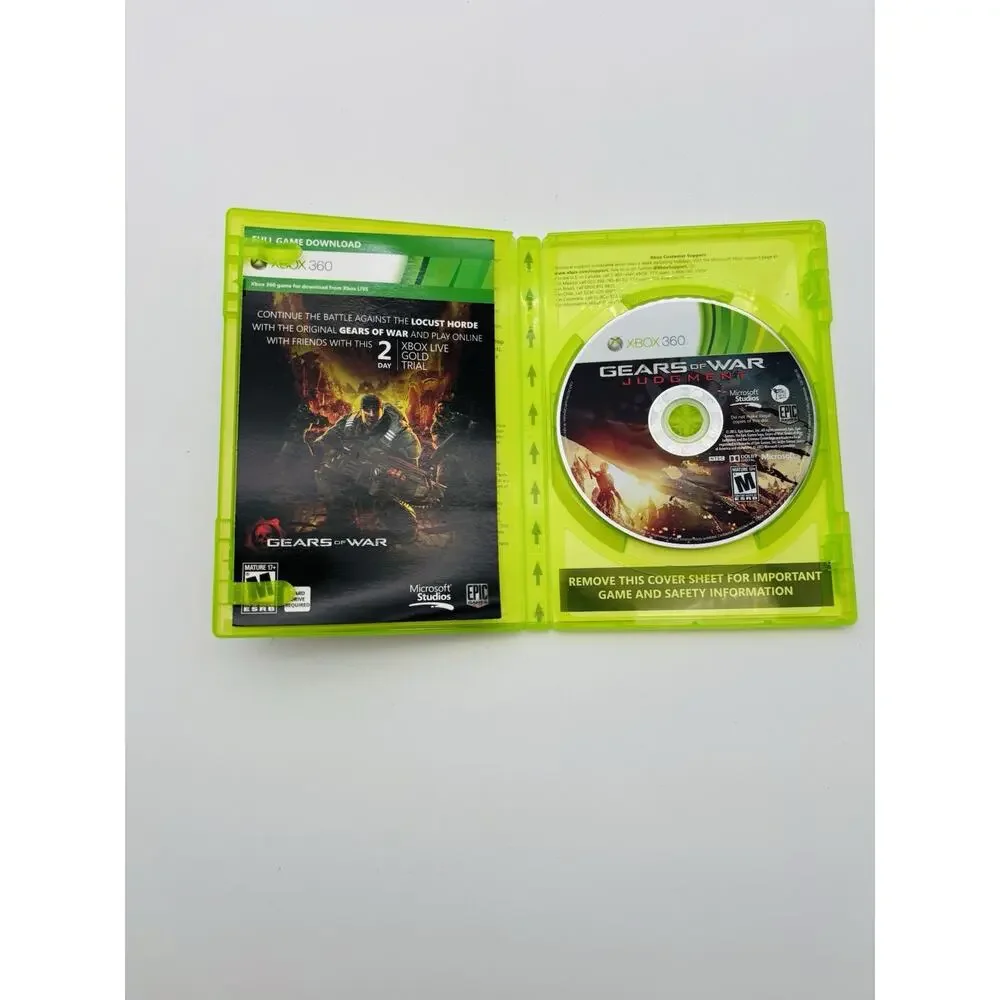Gears of War: Judgement - Xbox 360 CIB Tested. Working. VG Condition